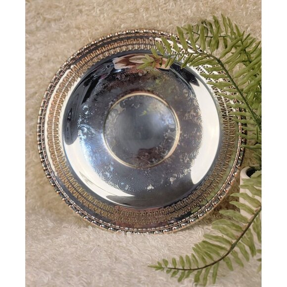 Vintage International Silver Company silver plated tray - Picture 9 of 12